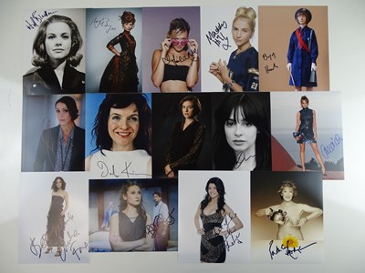Lot 67 - FEMALE TV ACTORS - A group of colour and...