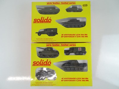 Lot 304 - A pair of SOLIDO military diecast 'Fortieth...