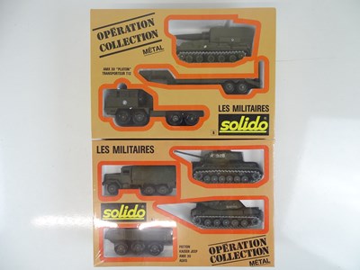 Lot 305 - A pair of SOLIDO military diecast 'Operation...