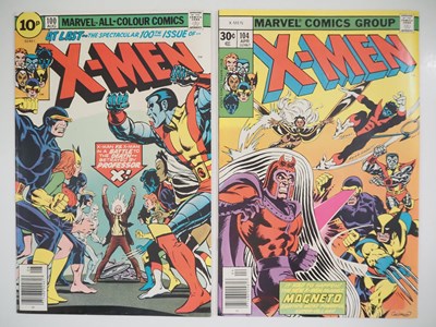 Lot 355 - UNCANNY X-MEN #100 & 104 (2 in Lot) -...