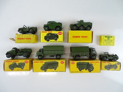 Lot 308 - A quantity of boxed DINKY military vehicles -...