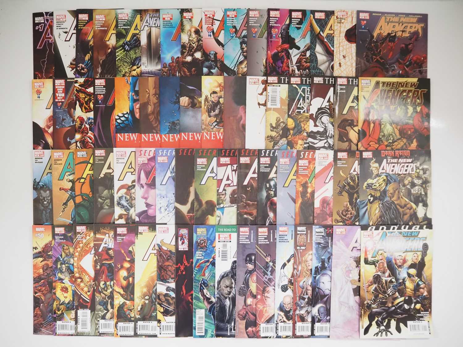 Lot 378 - NEW AVENGERS #1 to 57 + FINALE + NEW AVENGERS:...