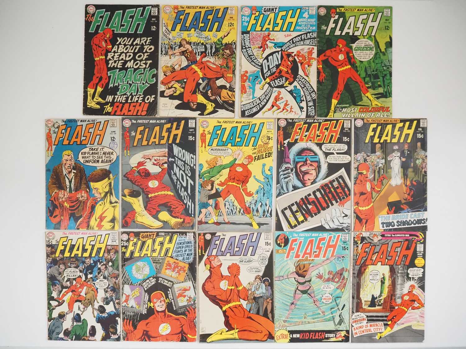 Lot 425 - FLASH #184, 185, 187, 188, 189, 191, 192, 193,...