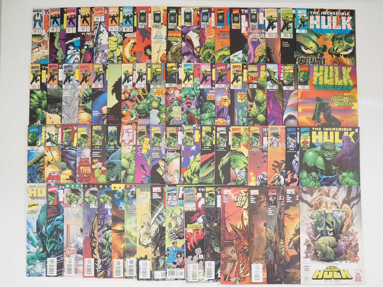 Lot 442 - HULK LOT (71 in Lot) - Includes THE INCREDIBLE...