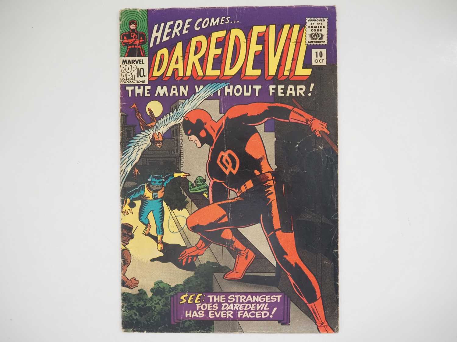 Lot 453 - DAREDEVIL #10 - (1965 - MARVEL - UK Price...