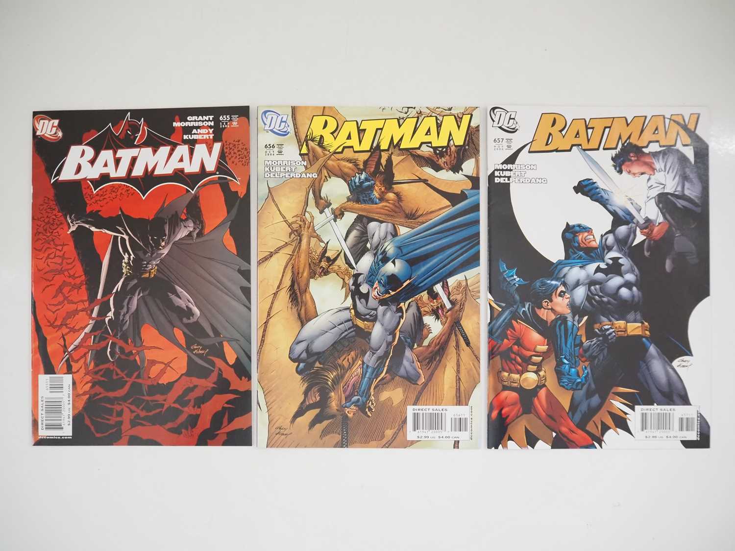 Lot 474 - BATMAN #655, 656, 657 (3 in Lot) - (2006 - DC)...