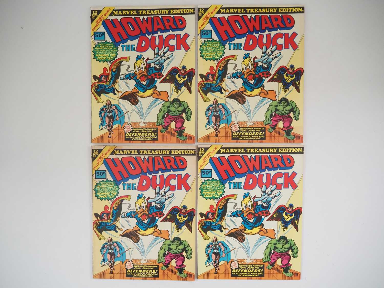 Lot 489 - MARVEL TREASURY EDITION #12 HOWARD THE DUCK (4...
