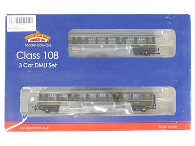 Lot 321 - A BACHMANN 32-911A Class 108 3 car DMU in BR...