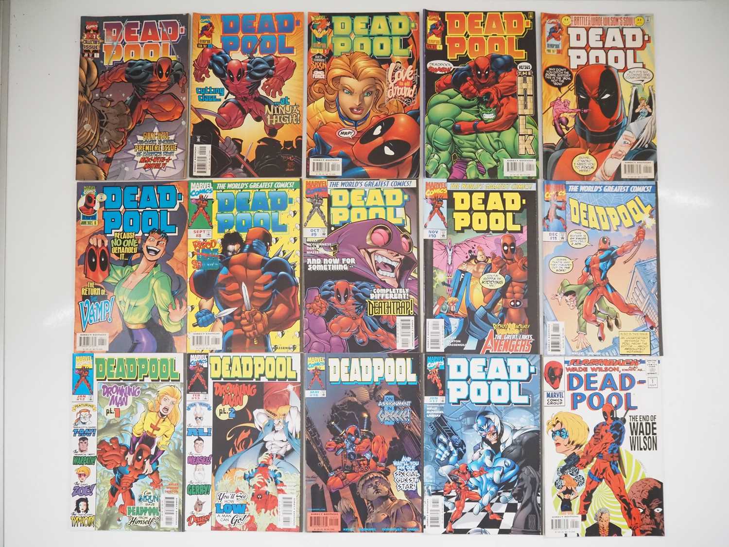 Lot 499 - DEADPOOL #1, 2, 3, 4, 5, 6, 8, 9, 10, 11, 12,...