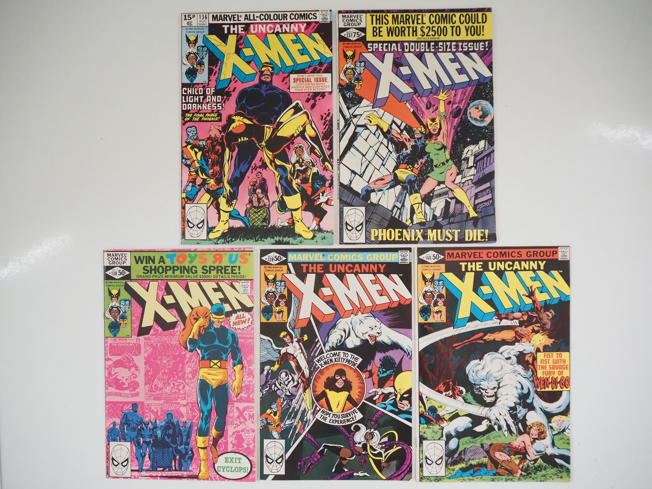 UNCANNY X-MEN # 136 AUG 1980 Phoenix Phase Special CGC Grade