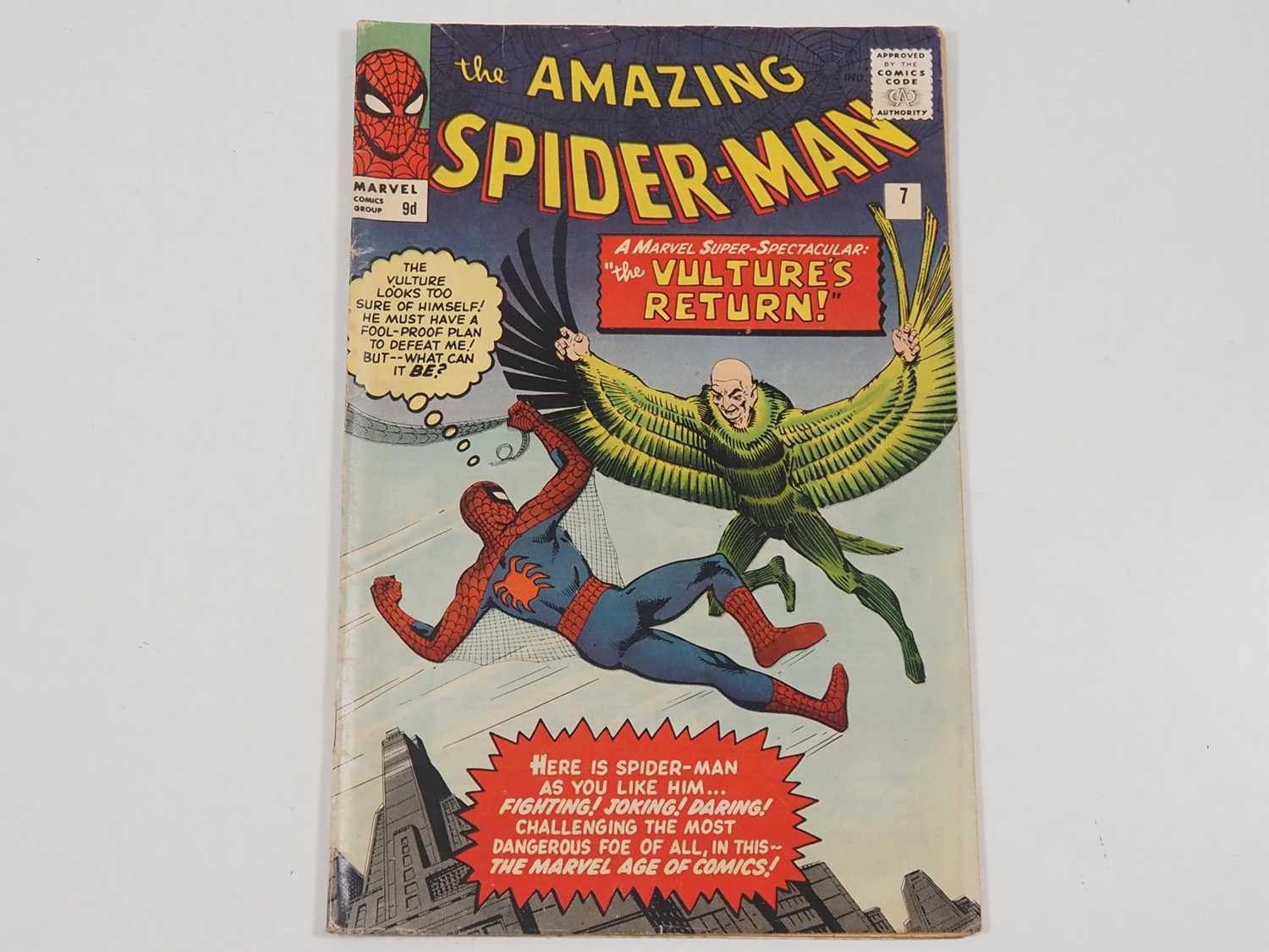 Lot 543 - AMAZING SPIDER-MAN #7 - (1963 - MARVEL - UK...