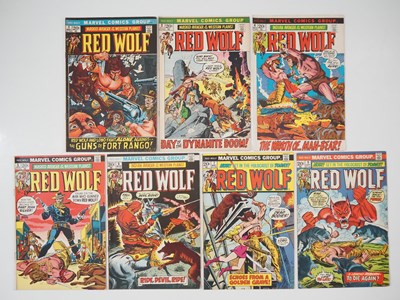 Lot 56 - RED WOLF #1, 2, 4, 5, 6, 7, 9 (7 in Lot) -...