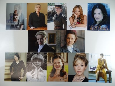 Lot 69 - FEMALE TV ACTORS - A selection of signed...