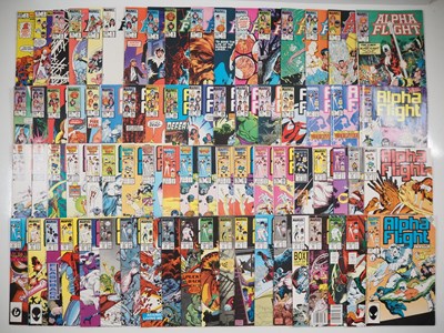 Lot 91 - ALPHA FLIGHT #1 to 68 + ANNUAL #1 (74 in Lot -...