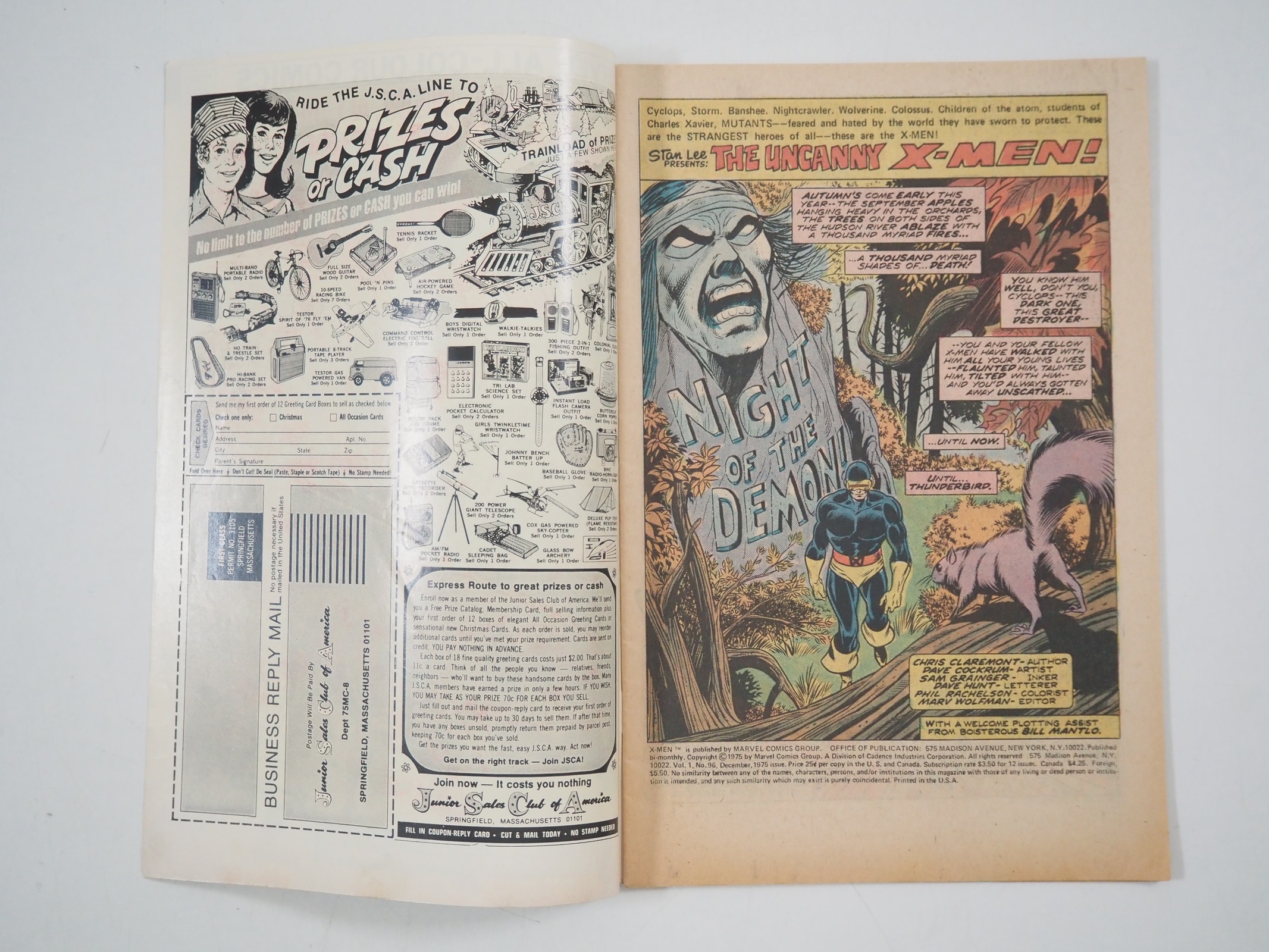 Lot 97 - UNCANNY X-MEN #96 - (1975 - MARVEL - UK Price