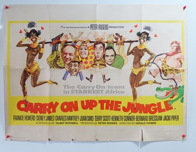 Lot 110 - CARRY ON UP THE JUNGLE (1970) - A UK Quad film...