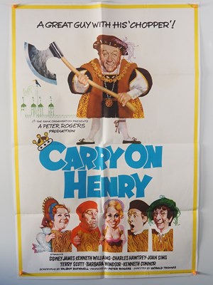 Lot 112 - CARRY ON HENRY (1971) - UK one sheet film...