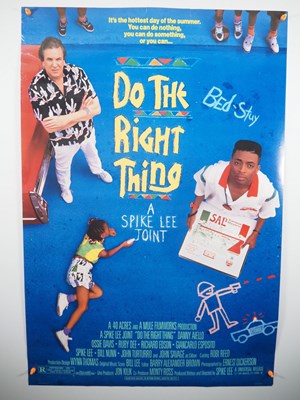 Lot 120 - DO THE RIGHT THING (1989) UK Quad film poster -...
