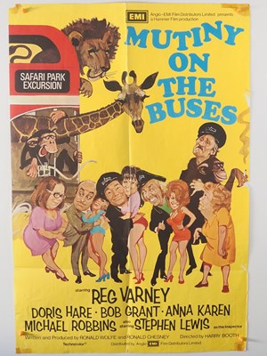 Lot 123 - MUTINY ON THE BUSES (1972) UK one sheet...