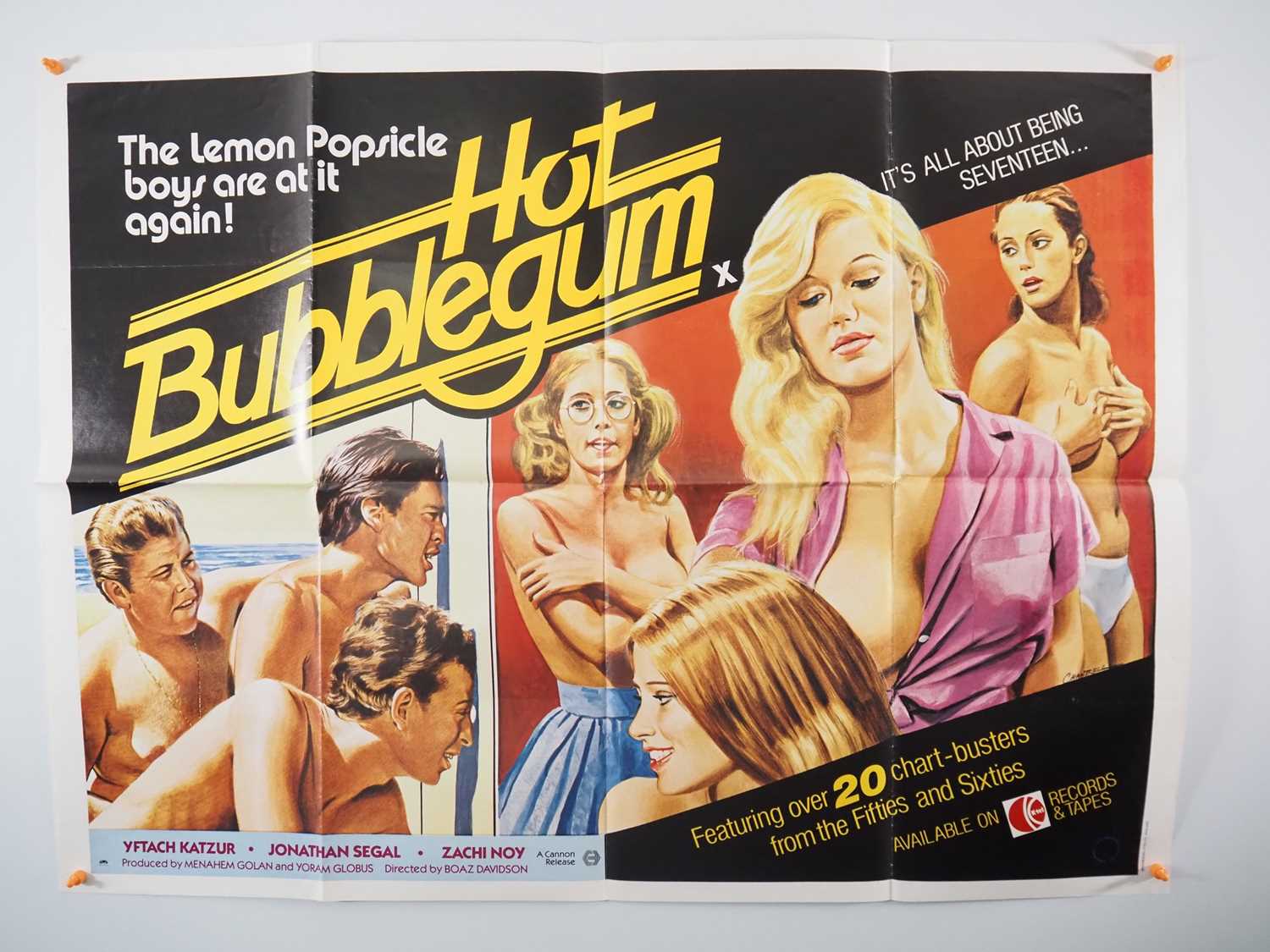 Lot 139 - A group of adult themed UK Quad film posters...
