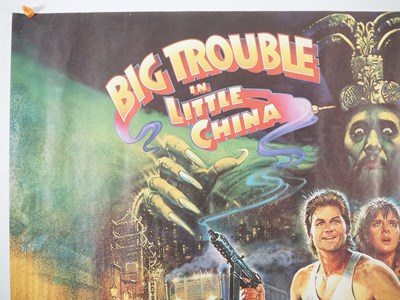 Lot 149 - BIG TROUBLE IN LITTLE CHINA (1986) UK Quad...