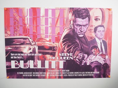 Lot 150 - BULLITT (1968) - An alternative movie poster...