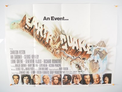 Lot 151 - EARTHQUAKE (1974) - UK Quad film poster -...