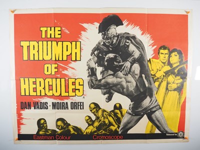 Lot 156 - THE TRIUMPH OF HERCULES (1964) - A UK Quad...