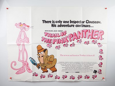 Lot 160 - TRAIL OF THE PINK PANTHER (1982) UK Quad film...