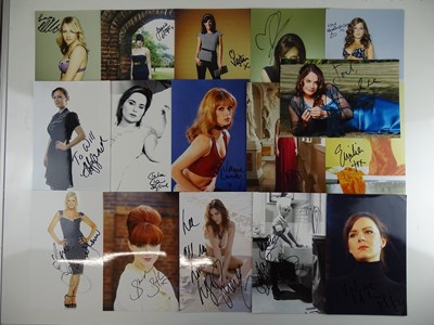 Lot 70 - FEMALE TV ACTORS - A selection of signed...