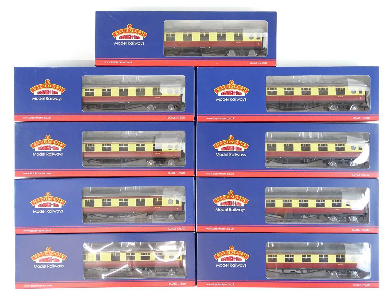 Lot 339 - A group of BACHMANN ex-LMS Porthole coaches