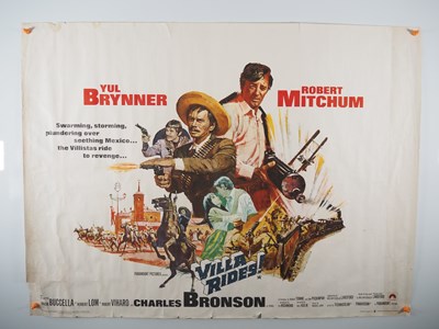 Lot 174 - VILLA RIDES (1968) - A UK Quad film poster for...