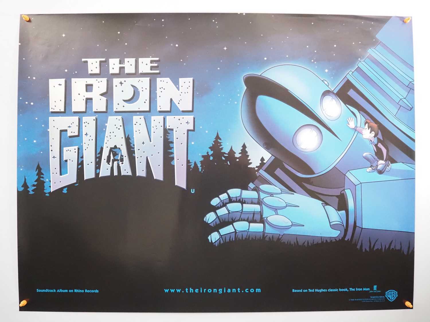 Lot 201 - IRON GIANT (1999) - UK Quad film poster -...