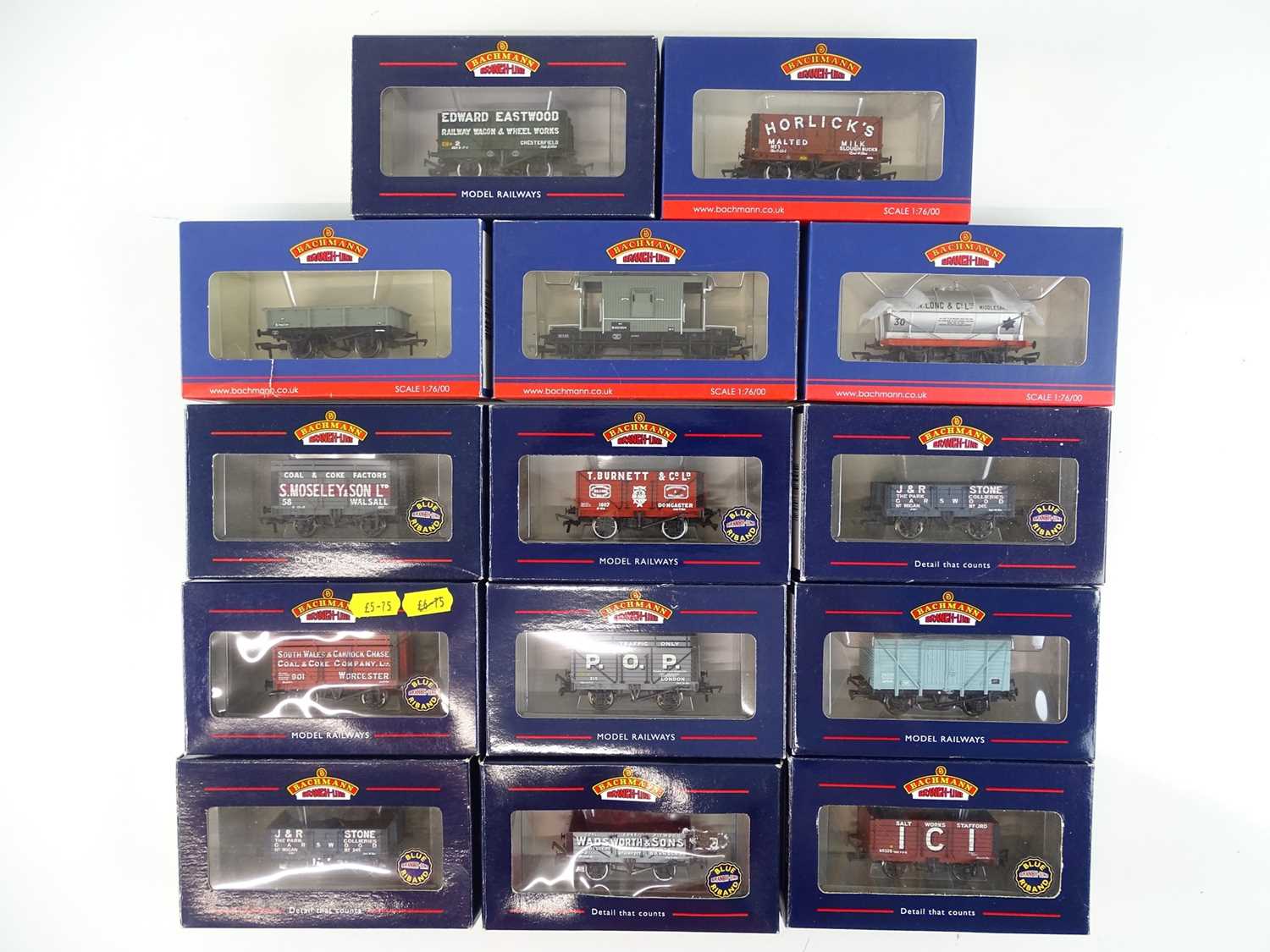 Lot 344 - A group of BACHMANN wagons to include some...