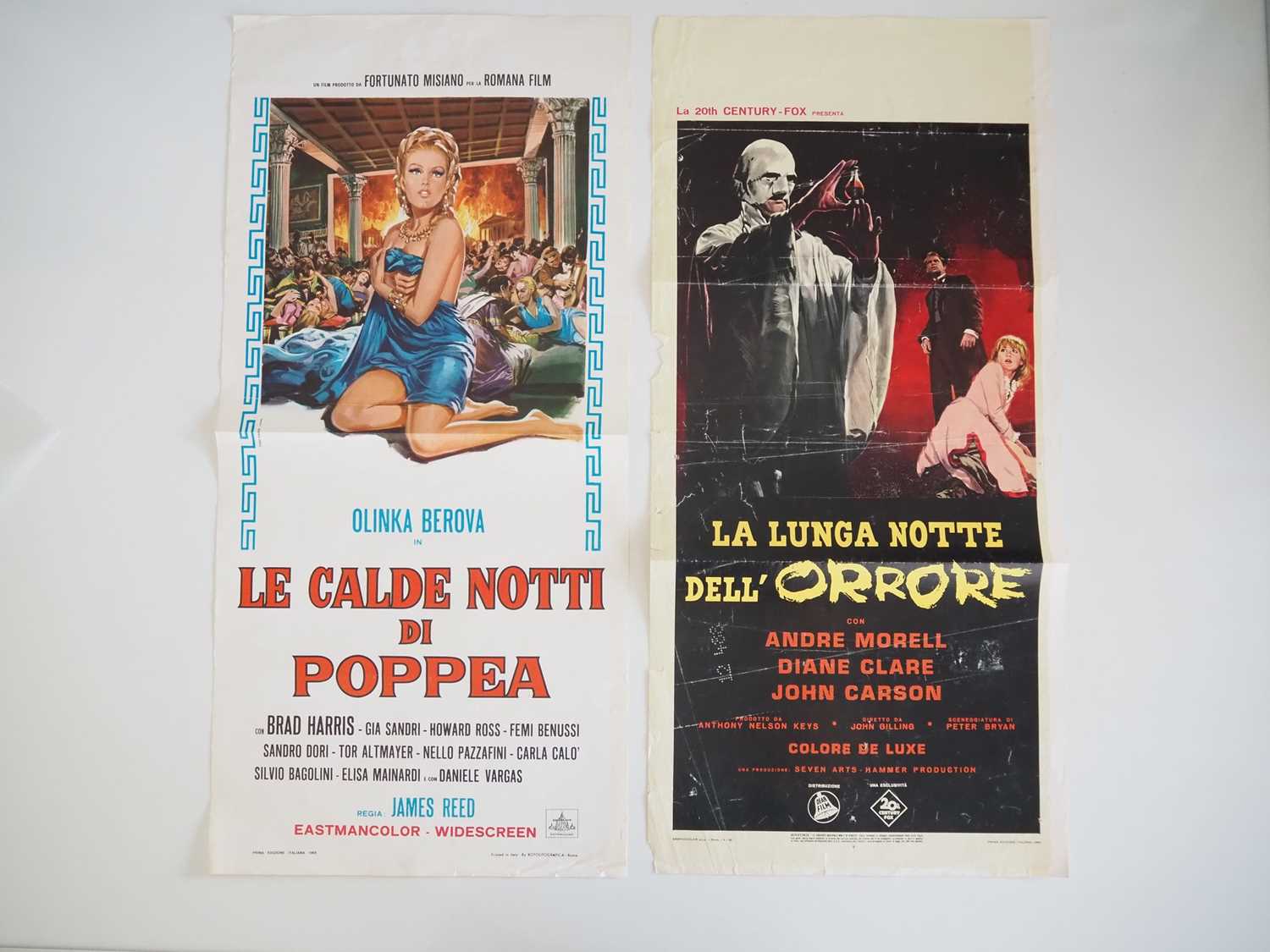 Lot 223 - A pair of Italian Locandina Horror film...