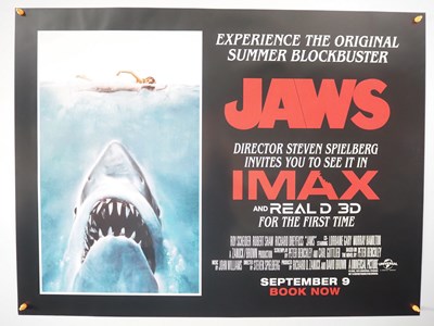 Lot 245 - JAWS (2022) - UK Quad IMAX release - classic...