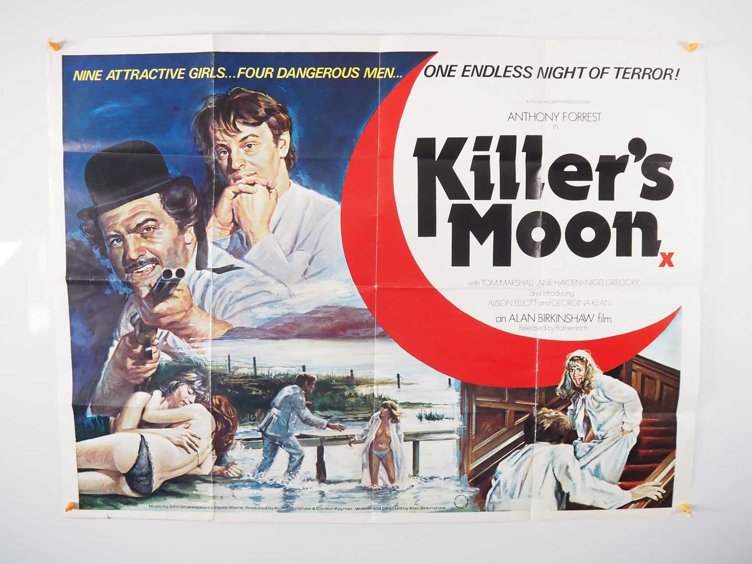 Lot 247 - KILLER'S MOON (1978) - A UK Quad film poster...