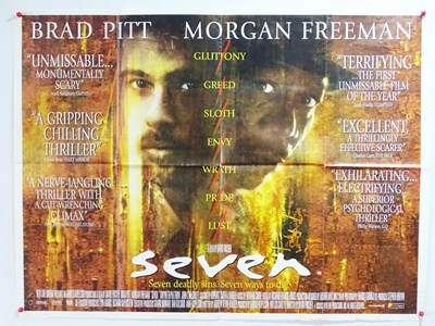 Lot 253 - SEVEN (1995) - A UK Quad film poster for the...