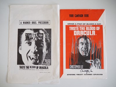 Lot 255 - TASTE THE BLOOD OF DRACULA (1970) - A pair of...