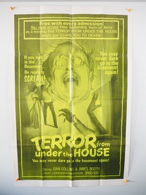 Lot 256 - TERROR FROM UNDER THE HOUSE (1971) - One sheet...