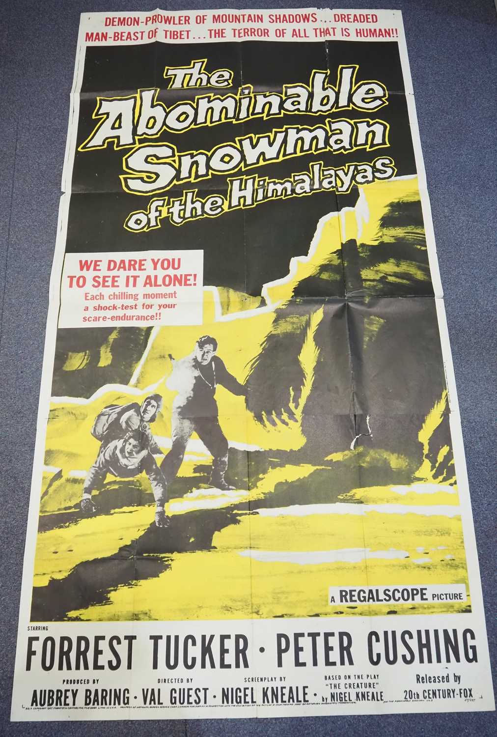 Lot 257 - THE ABOMINABLE SNOWMAN OF THE HIMALAYAS (1957)...