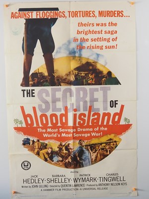 Lot 258 - THE CAMP ON BLOOD ISLAND (1958) US insert...