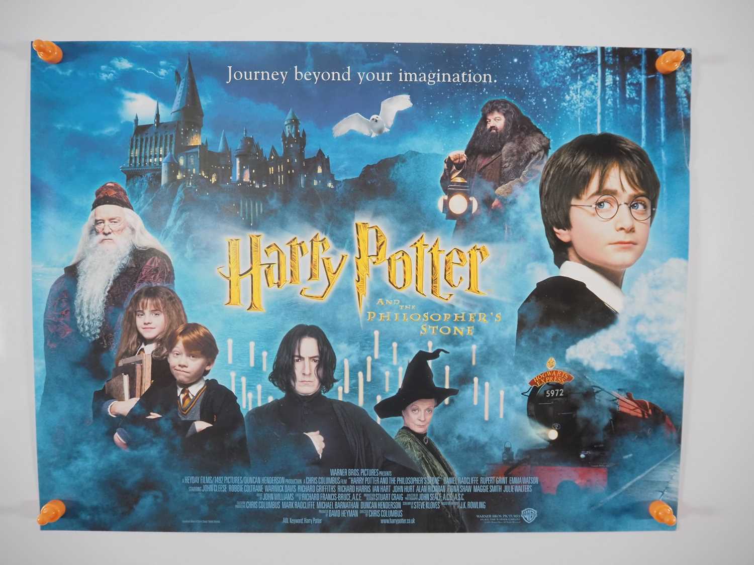 Lot 275 - HARRY POTTER - A double sided original HARRY...