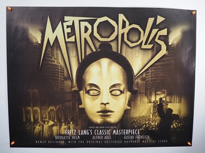 Lot 282 - METROPOLIS (1927) - A 2000s re-release UK Quad...