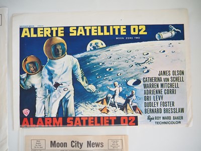 Lot 283 - MOON ZERO TWO (1969) A US pressbook, newspaper...