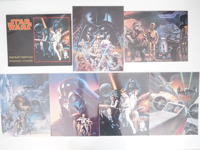 Lot 285 - STAR WARS: Post card Portfolio (1993)...