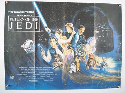 Lot 291 - STAR WARS: RETURN OF THE JEDI (1983) UK Quad...