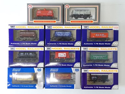 Lot 352 - A group of DAPOL OO Gauge mixed wagons to...