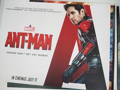 Lot 310 - Selection of MARVEL superhero UK Quad film...