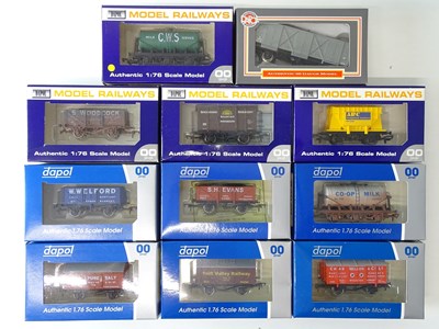 Lot 353 - A group of DAPOL OO Gauge mixed wagons to...